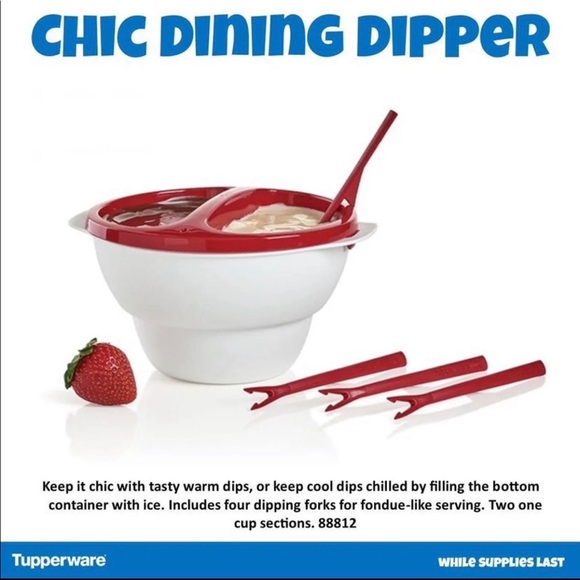 New !!!! Tupperware Chic dining dipper - Picture 2 of 6